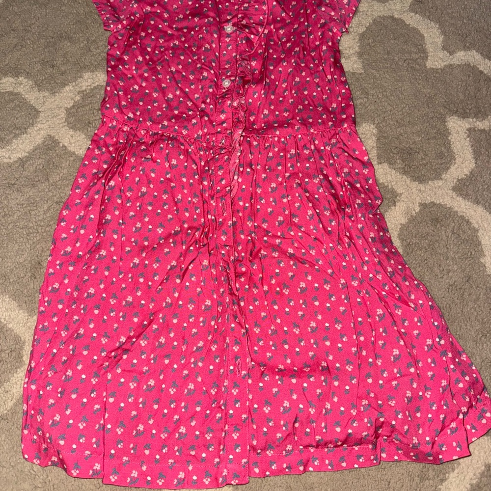 Carter's Pink Flutter Sleeve Sundress